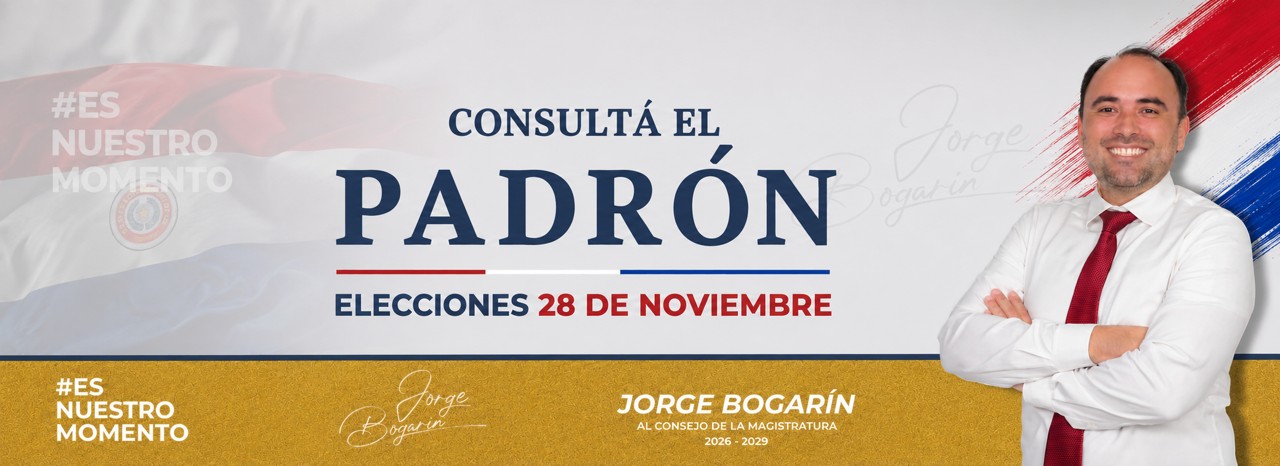 Consultá el padrón - Jorge Bogarín